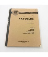 Schaum&#39;s Outline Series THEORY PROBLEMS OF DIFF &amp; INTEGRAL CALCULUS 2nd ... - €14,40 EUR