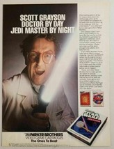 1983 Magazine Print Ad Star Wars Video Game Parker Brothers Jedi Master - $15.26