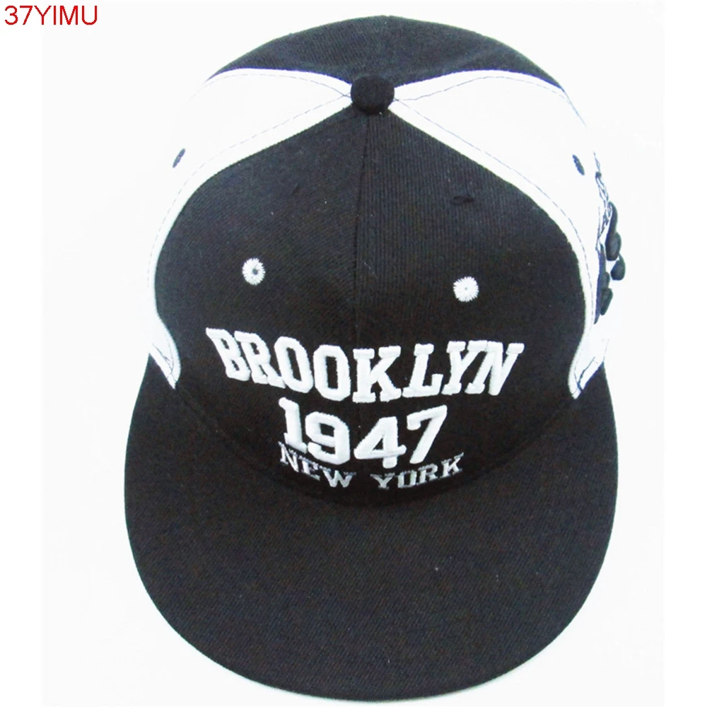 1947 Brooklyn Style Baseball Cap Hat Snapback Caps New York Hip Hop Hats - £13.07 GBP+