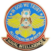 U.S. Navy Intelligence Eagle Pin 1&quot; - £16.51 GBP