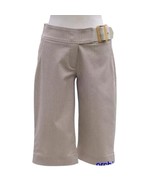 Cache Metallic Stripe Self Belt Walking Bermuda Short City Stretch New N... - $48.14 CAD