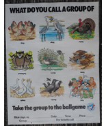 Toronto Blue Jays 1995 Group Sales Poster 24*16 Inch Baseball What Do Yo... - $379.83 MXN