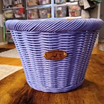 Nantucket Bike Basket Co. Purple Cruiser D-Shaped Front Leather Strap At... - $32.68