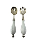 Godinger Art Co. Silver Plated 2 Pc. Hostess Serving Set w/ Porcelain Ha... - $23.61 CAD