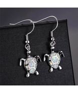 New Beautiful Miniature White Opal Dangle Earrings Limited Quantities! - $8.00
