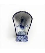 Vintage Delft Rauenstein Wicker Beach Chair Figurine Watch Holder - Holland - $19.79