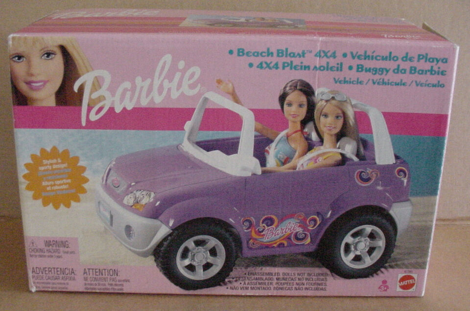 BARBIE BEACH BLAST 4x4 Purple Vehicle  2002 Mattel #67385 - $7.95