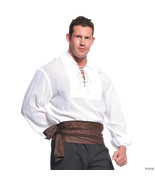 Pirate shirt white ad one sz - €48,18 EUR