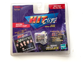 New Sealed Hit Clips NSYNC Bye Bye Bye Timberlake Tiger Hasbro Micro Music Clip - £31.13 GBP
