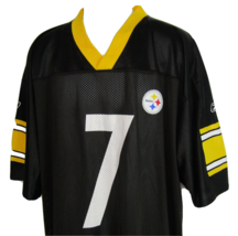 Reebok NFL Pittsburgh Steelers #7 Ben Roethlisberger Game Jersey Size XL - £25.41 GBP