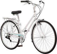 Schwinn Wayfarer Adult Bike Hybrid Retro-Styled Cruiser, 16-Inch/Small, White - $493.99