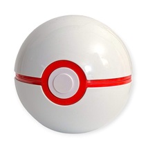 Premier Ball Pokemon Deck Box: White and Red Pokeball (Empty) - $18.10 CAD