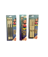 Pentel Pens Pencil Mickey Mouse 3 Packages Pen Pals NIP Roller Ball Poin... - $23.24