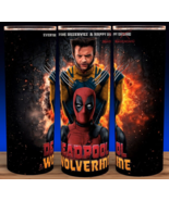 Deadpool  and Wolverine Comic Book Super Hero Cup Mug Tumbler 20 oz - £15.65 GBP