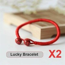 Fashion Lucky Adjustable Amulet Jewelry Weave Weave Bangle With Ceramic Beads Re - $9.98+