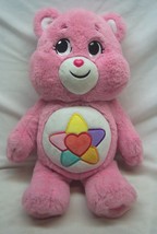 Care Bears NICE SOFT LARGE PINK TRUE HEART BEAR 14&quot; Plush Stuffed Animal... - £14.39 GBP