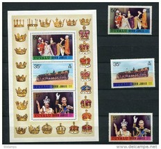 Tuvalu 1977 Sc 43-5 45A MNH Sheet+Stamps  Quenn Elizabeth II Silver Jubilee - £9.52 GBP
