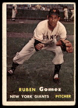1957 Topps #58 Ruben Gomez  VG-EX-B111R2 - £15.77 GBP