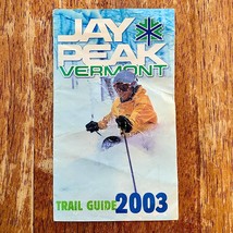 2003-2004 JAY PEAK Resort Ski Trail Map VERMONT James Niehues Artist - £19.75 GBP