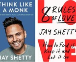 Jay Shetty 2 Books Set: Think Like A Monk + 8 Rules of Love (English, Pa... - $21.51