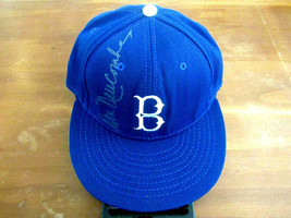 DON NEWCOMBE 1955 WSC DODGERS 2X SIGNED AUTO VTG AMERICAN NEEDLE USA CAP... - £193.94 GBP