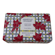 NEW Beekman 1802 Amaryllis Bouquet Goat Milk Bar Soap (Full Size 9 oz / 255g) - £11.56 GBP