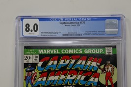 Marvel Comics 1974 Captain America and The Falcon #170 CGC 8.0 Moonstone - £160.84 GBP