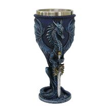Sea Blade Dragon Goblet Chalice Wine Cup New - $27.98