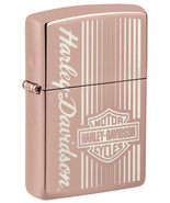 Zippo Lighter -  Harley-Davidson® High Polish Rose Gold Finish - 48992 - $51.99 CAD