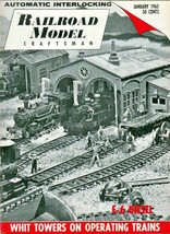 Railroad Model Craftsman Jan. 1963 Auto Interlocking, Boomer Trail, Ulrich Hotel - £7.82 GBP