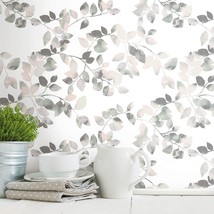 Roommates Rmk11949Wp Pink And Green Latvus Peel And Stick Wallpaper - £33.56 GBP