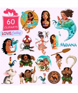 Moana, Clipart Digital, PNG, Printable, Party, Decoration - £2.23 GBP