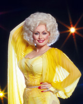 Dolly Parton Busty Striking Studio Shoot in Yellow Dress with Spotlight 16x20 Ca - $69.99