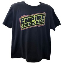 Star Wars The Empire Strikes Back Graphic T-shirt Navy Blue XL Men&#39;s Unisex - $14.83