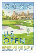 USGA PGA Tour Golf Course Metal Sign 12x8in Vintage Major Tournament Pos... - $456.38 MXN