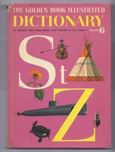 1961 The Golden Book Illustrated Dictonary Volume 6 Book - £7.79 GBP