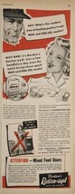 1947 Print Ad Borden's Ration-Ayd Poultry Feed Supplement Farmer & Daughter - £12.60 GBP