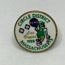 Boston Massachusetts Elks Lodge Benevolent Protective Order Enamel Hat Pin - $7.95