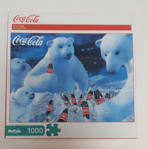 Coca-Cola Polar Bears Chill Party Coke Jigsaw Puzzle 1000 Pieces Buffalo... - $14.99