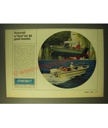 1966 Starcraft Explorer Deluxe and Sportsman V Boats Ad - £14.78 GBP