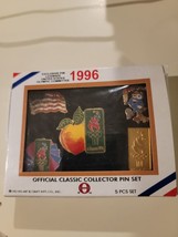 1996 Olympics Classic Collector 5 Pin Set - Official Licensed Product - £2.74 GBP