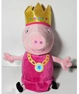 Vintage Peppa Pig Plush Stuffed Animal Figure 11&quot; Talking 2003 Tested Works - £4.69 GBP