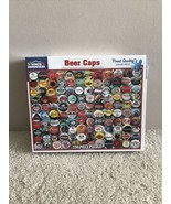 White Mountain 550 piece puzzle - Beer Caps - 18&quot;x24&quot;, 2020! Brand New - $14.80