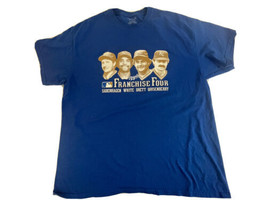 Vtg Gildan Blue Washburn Kansas City Royals Franchise Four T-Shirt Adult Size XL - £9.49 GBP