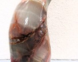 Polished Onyx Abstract Horn 11&quot; Tall Table Sculpture - $395.01