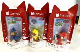 *3 PACK* Paw Patrol Chase, Rubble, Marshall Tonie Audio Play Character - Tonies - £29.92 GBP