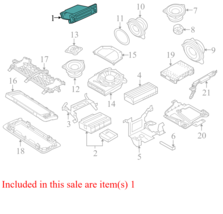 2006 BMW 325i Radio Control Unit OEM Part 65129189200, 65129116613 - Tes... - $72.72