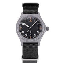 Baltany Automatic Watch Model S2007 - G10 Military Homage, 39mm, Black - £121.33 GBP