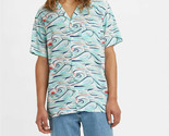 Levi&#39;s Men&#39;s Classic Camp Shirt in Chalky Wave Bright White-Size Large - $24.97