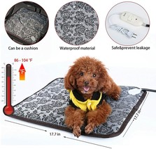 Pet Heating Pad for Cats Dogs Waterproof Electric Heating Mat Indoor Heated Bed - £36.75 GBP